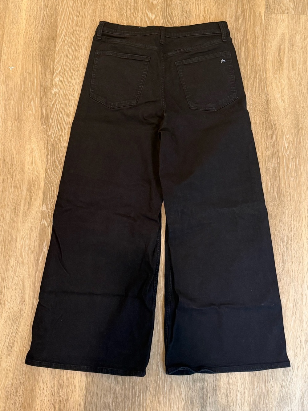 Rag & Bone Wide Leg Black Women’s Jeans - Picture 2 of 2
